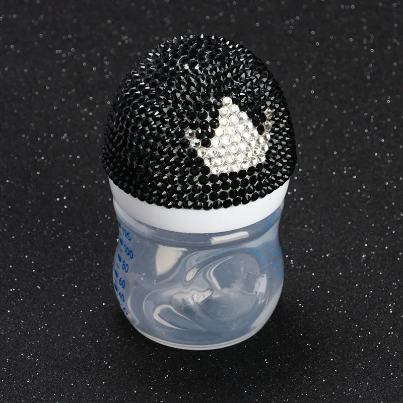 MIYOCAR Bling cool черная и белая корона 125 мл BPA Free натуральный полипропилен бутылочка