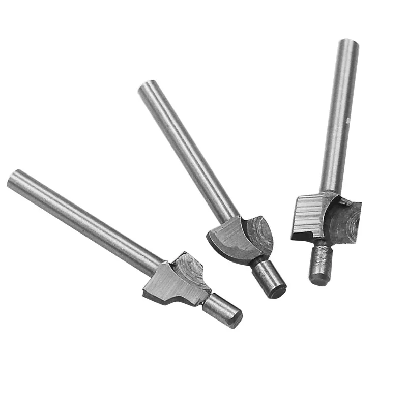 10 шт. 1/8 дюйма 3 мм хвостовик мини фреза подходит для Dremel Foredom набор роторных