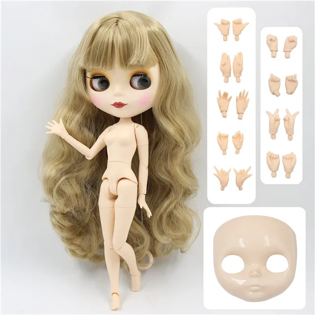 joint doll Заводская кукла blyth 1/6 bjd нормальное/шарнирное тело 30 см, руки AB и Лицевая панель как подарки - Цвет: joint doll