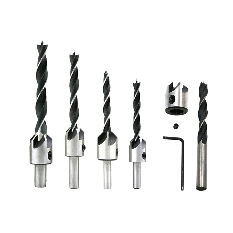 Набор счетчиков для раковины из быстрорежущей стали комплект 4 насадок древесины