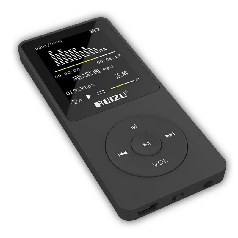 Английская версия MP3 плеер Ультратонкий 8 ГБ хранения и 1 дюймов Экран может