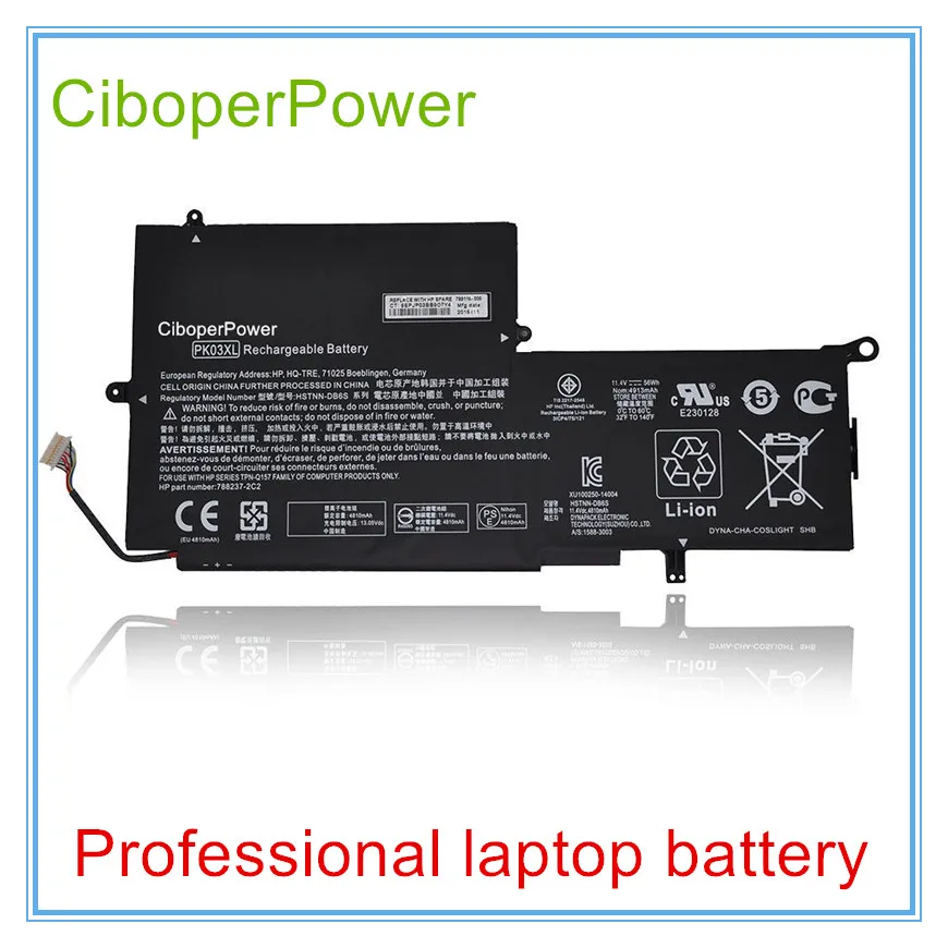 Оригинальное качество для Pro X360 Spectre 13 PK03XL HSTNN DB6S 6789116 005 11 4 V 56WH|Аккумуляторы