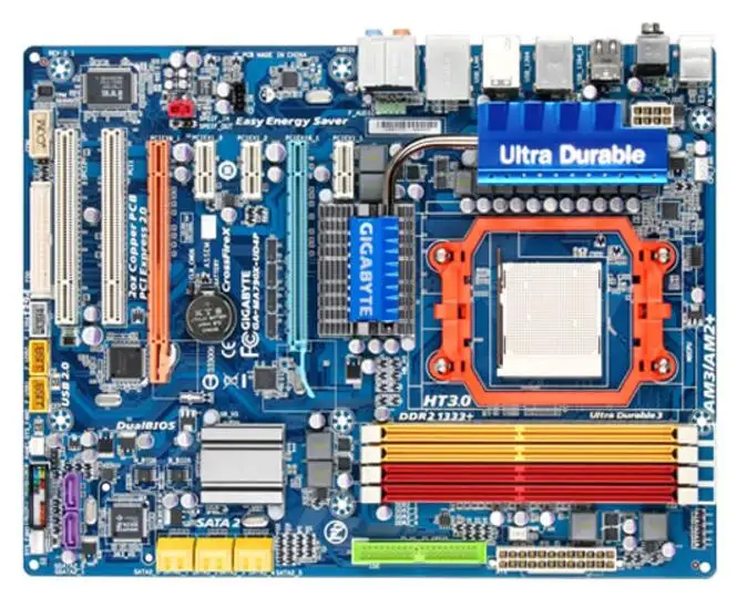 Материнская плата для Gigabyte оригинальная б/у настольного ПК с сокетом AM2 DDR2 SATA2 usb 2 0