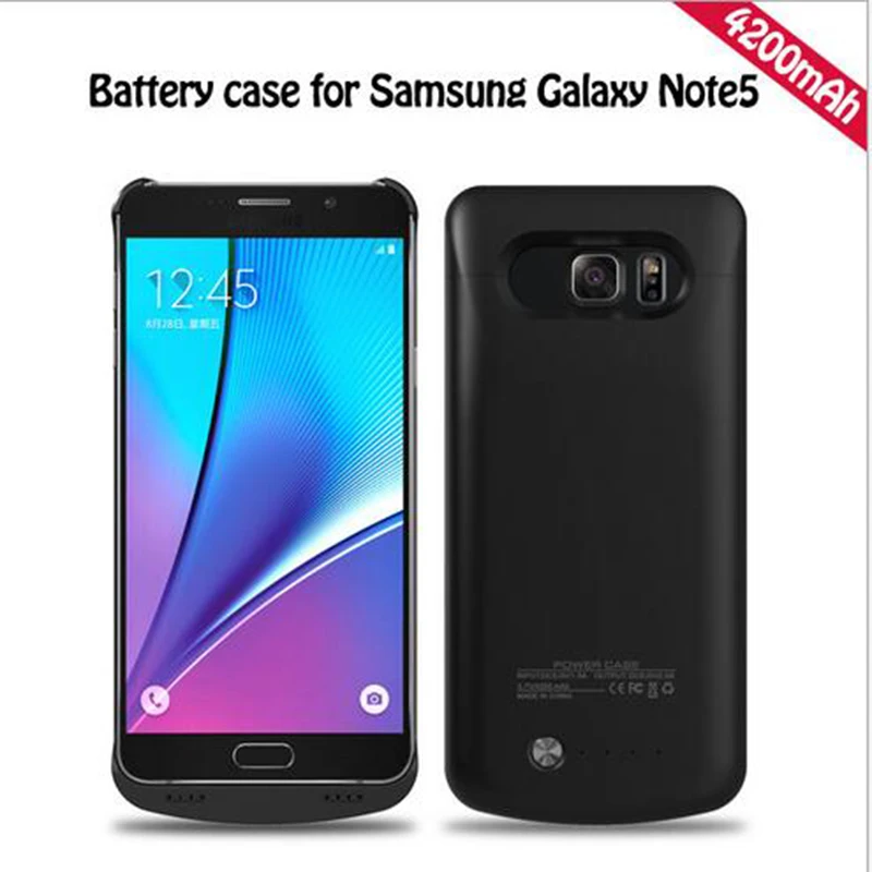 4200 мАч для Samsung Galaxy Note 5 Чехол аккумулятора подставка телефона чехол зарядного