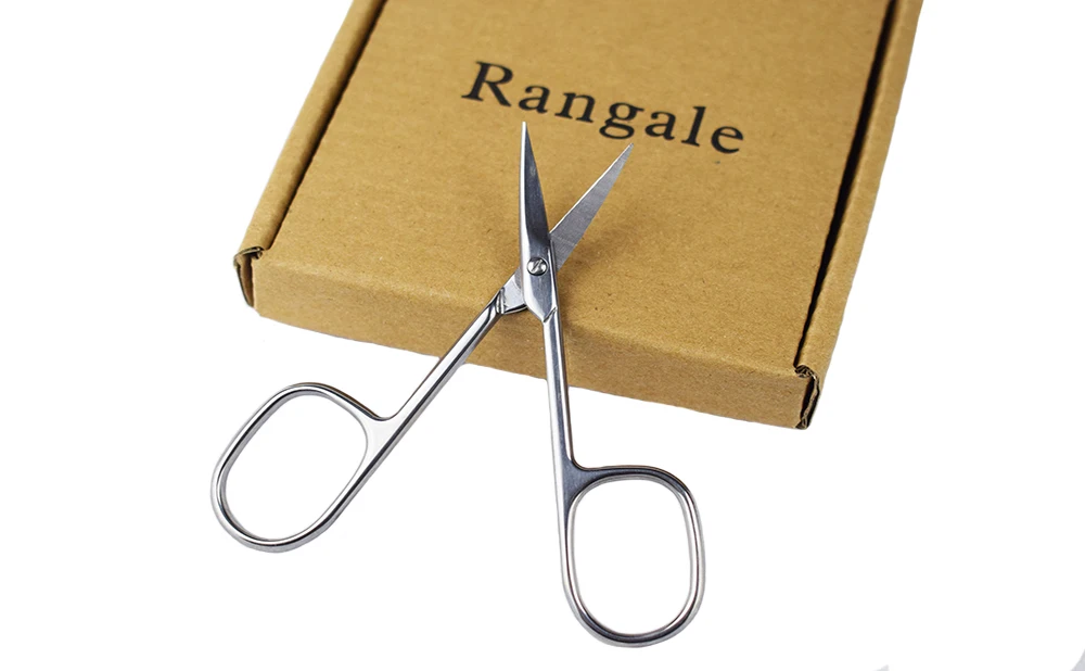 Eyelashes Nose Hair Scissors Beard Eyebrow Trimmer Stainless Steel Thread Medical Sharpness Small | Красота и здоровье