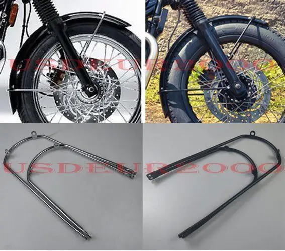Крыло переднее колесо кронштейн для триумфа Bonneville T100 T120 Thruxton 900 1964 2015 64 15 хром