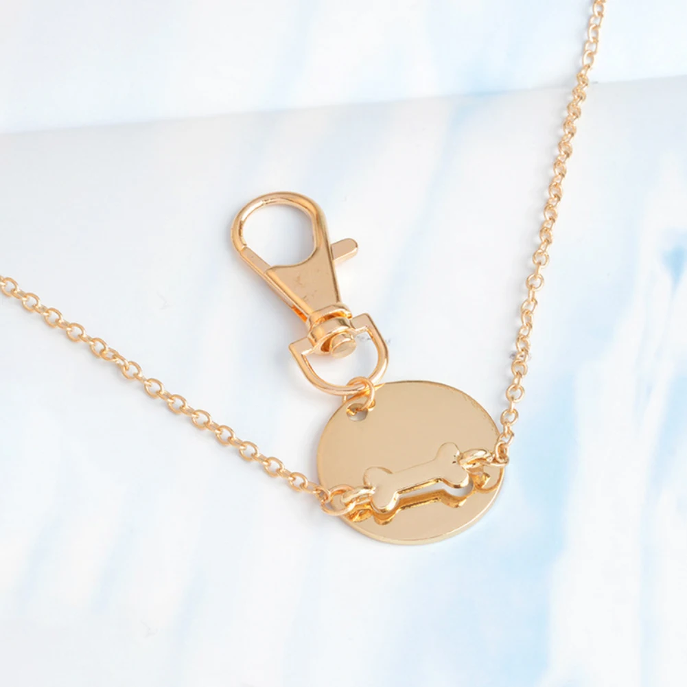 Lureme Lovely 2 шт./компл. ожерелье в виде кости собаки брелок BFF Bones для женщин милые