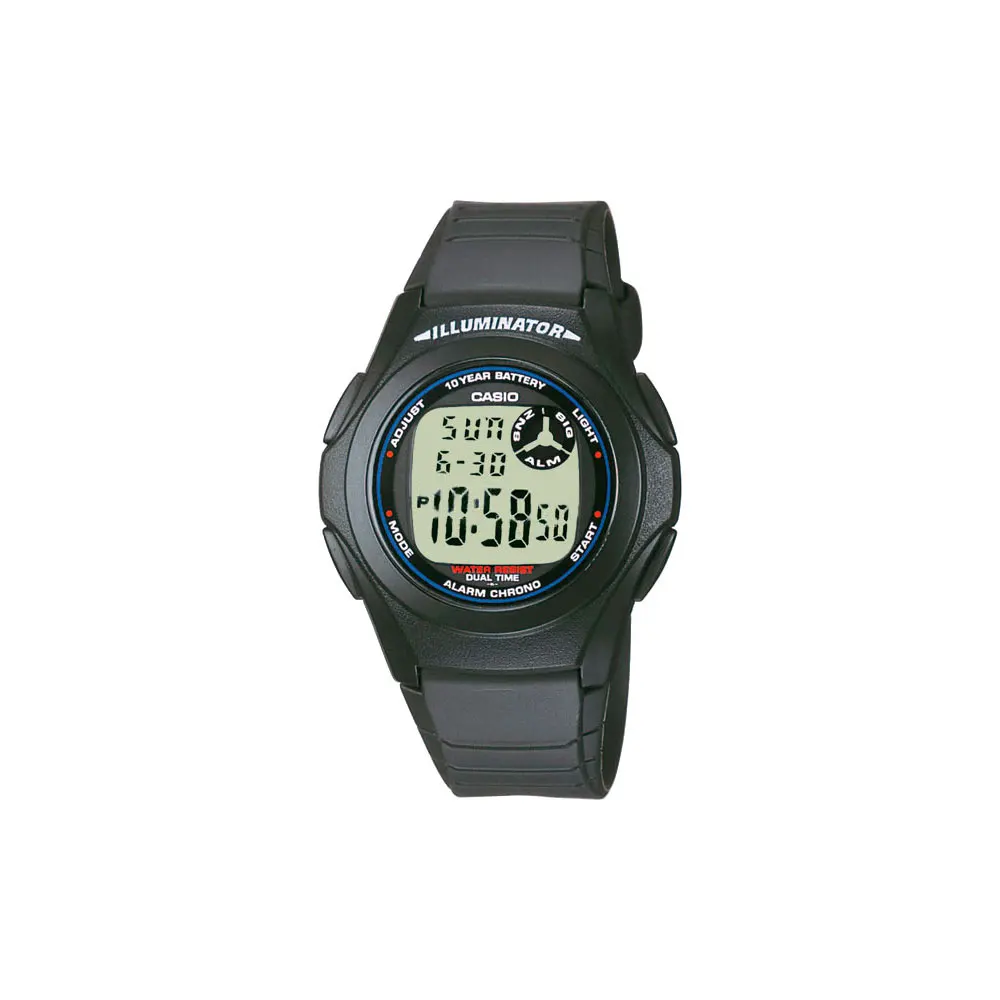 Quartz Wristwatches Casio for mens F-200W-1A Watches Mans Watch Wristwatch Wrist men | Наручные часы