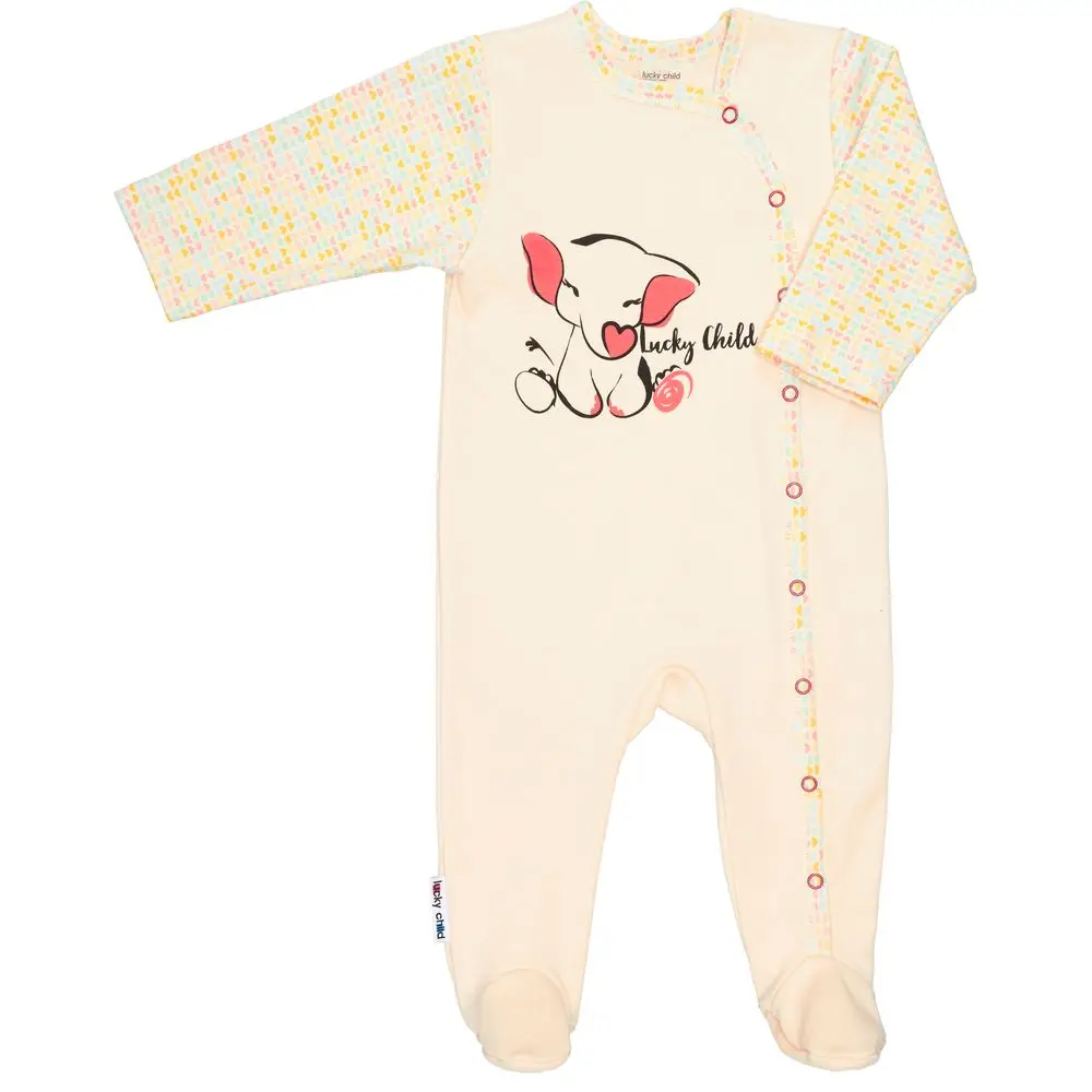 Комбинезон Lucky Child L1-13 [сделано в России, от 2-х дней] - Цвет: Бежевый