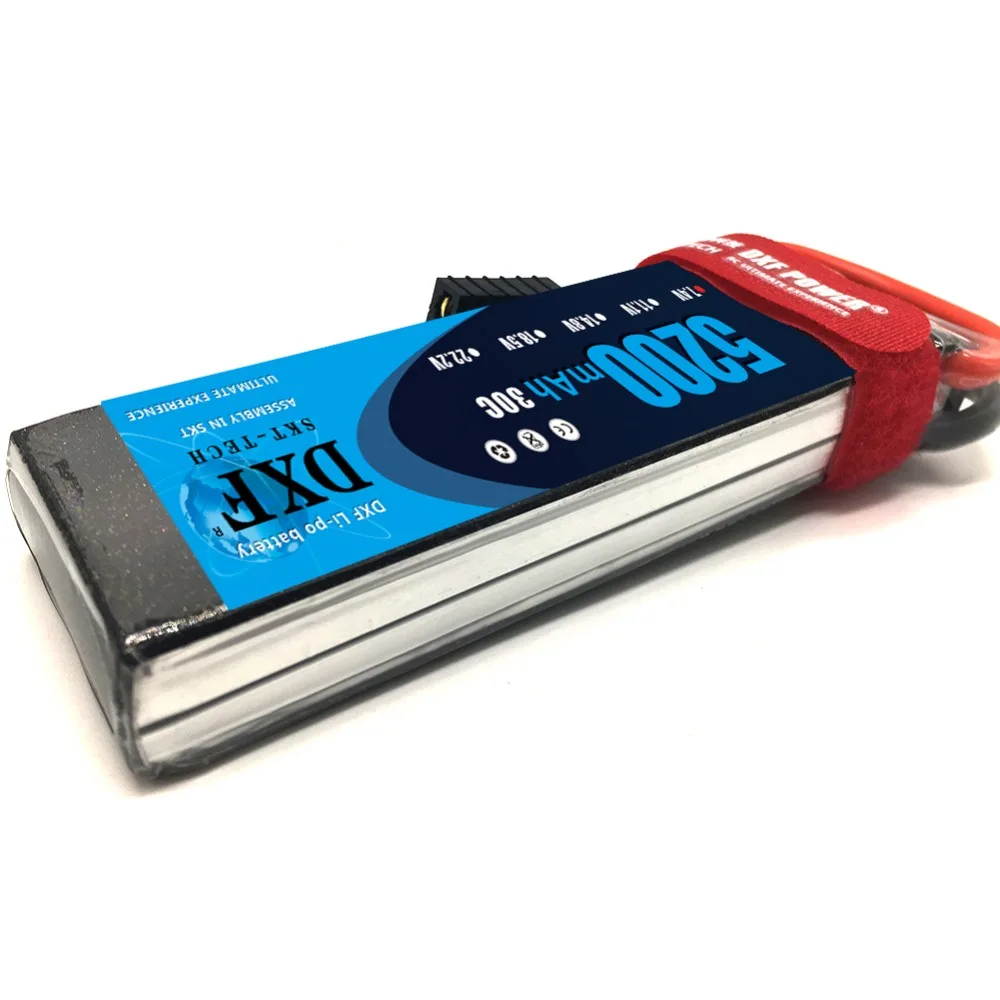 Аккумулятор DXF Lipo 2S 7 4 В 5200 мАч 30C AKKU LiPo для радиоуправляемого вертолета квадрокоптера дрона автомобиля