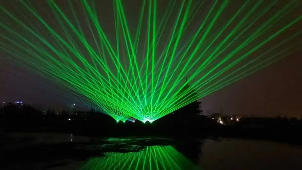 520nm DJ Laser Green 8w ILDA Lazer Light KTV 8000mW Animation pro 8watt Stage Lighting 40kpps Cartoon Analog | Освещение