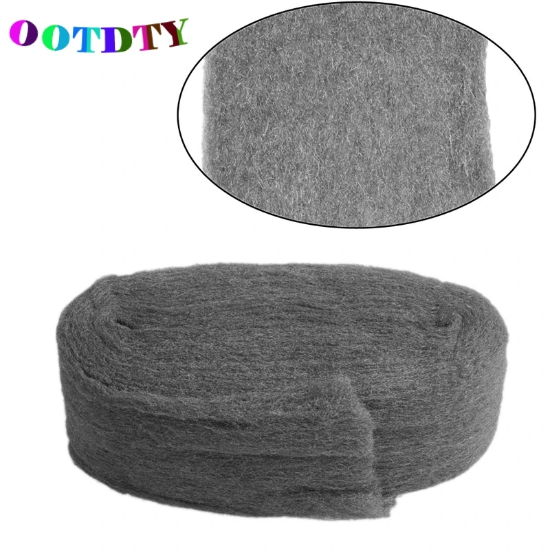 OOTDTY ранг 0000 стальной проволоки шерсти 3,3 м для полировки чистящих средств, не осыпается