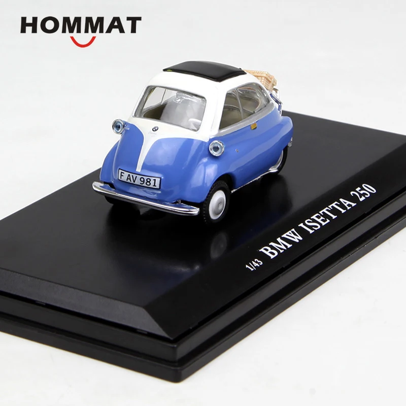 Модель автомобиля HOMMAT в масштабе 1:43 винтажная модель Isetta 250 литой и игрушечный