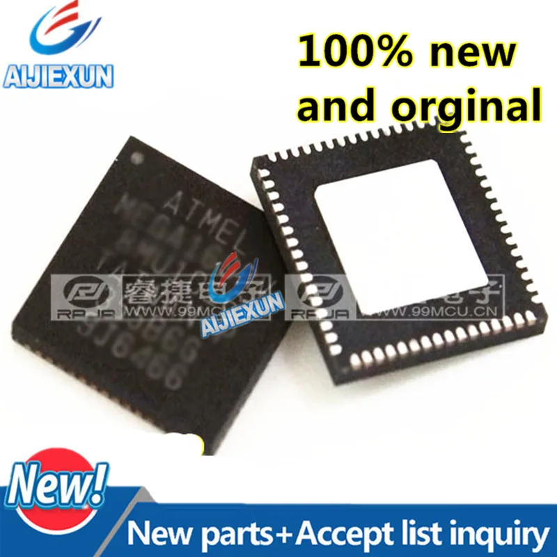 2 шт. 100% новый и оригинальный AT90USB1287 MU at90usb1287 QFN64 в наличии|Производство
