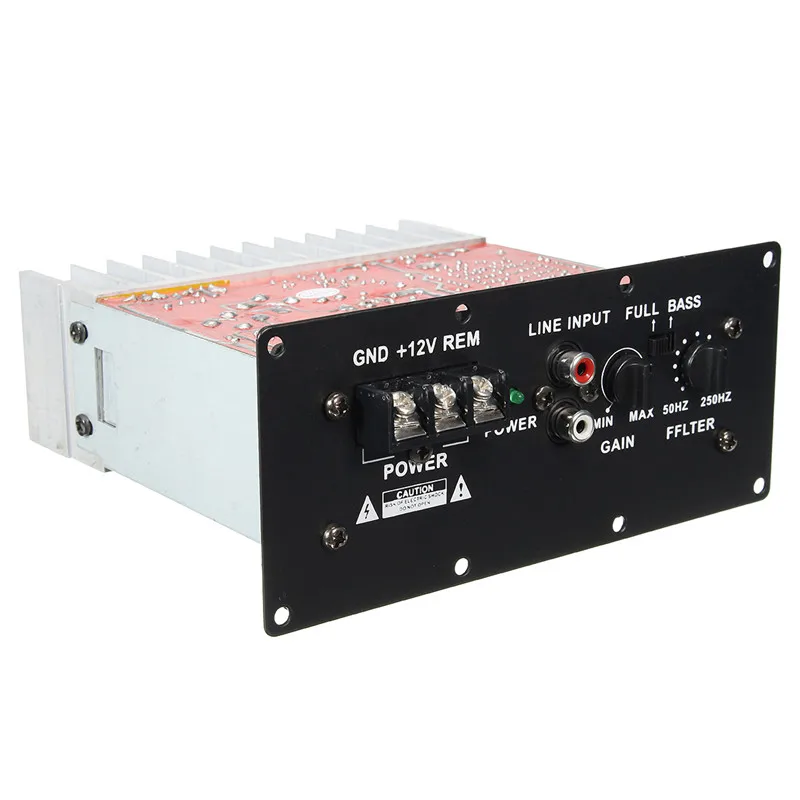 Усилитель мощности для автомобиля Hi Fi Bass 100 Вт 12 В мощный сабвуфер 6 дюймов