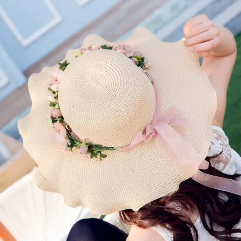 Seioum женская соломенная шляпа от солнца летняя пляжная бренд Sombrero солнцезащитный