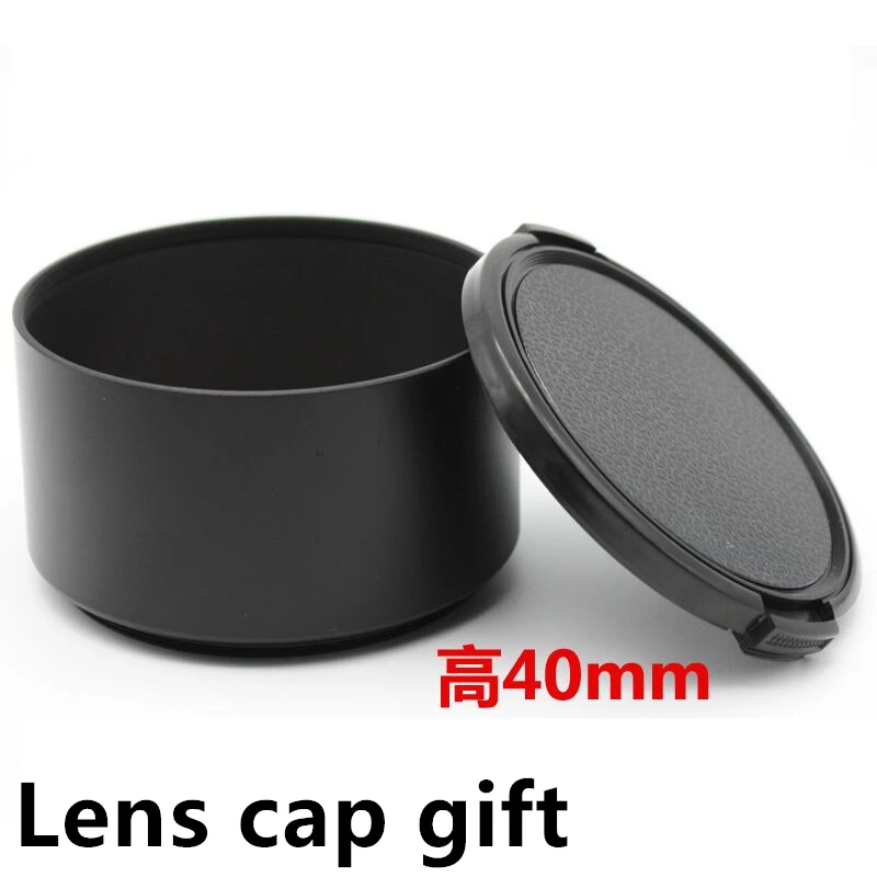 49 52 55 58 62 67 72 77 мм длинная металлическая бленда для объектива Canon Nikon Sony Fuji мм| |