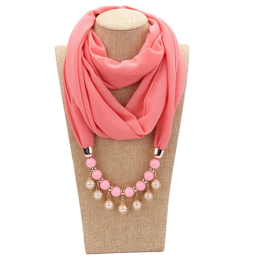 Шарф женский модный из шифона с кулоном | Тематическая одежда и униформа