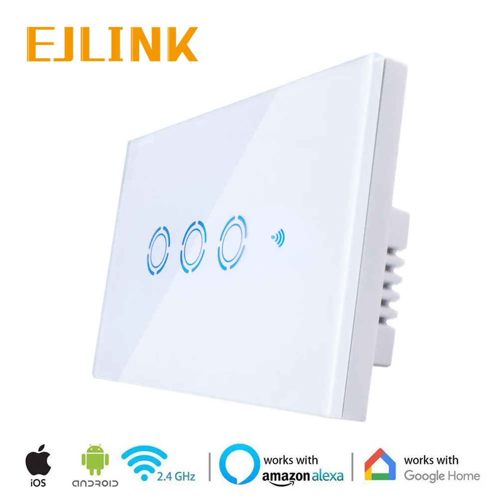 EJLink Wifi умный переключатель для автоматизации умного дома стандарт США 3 банды 1