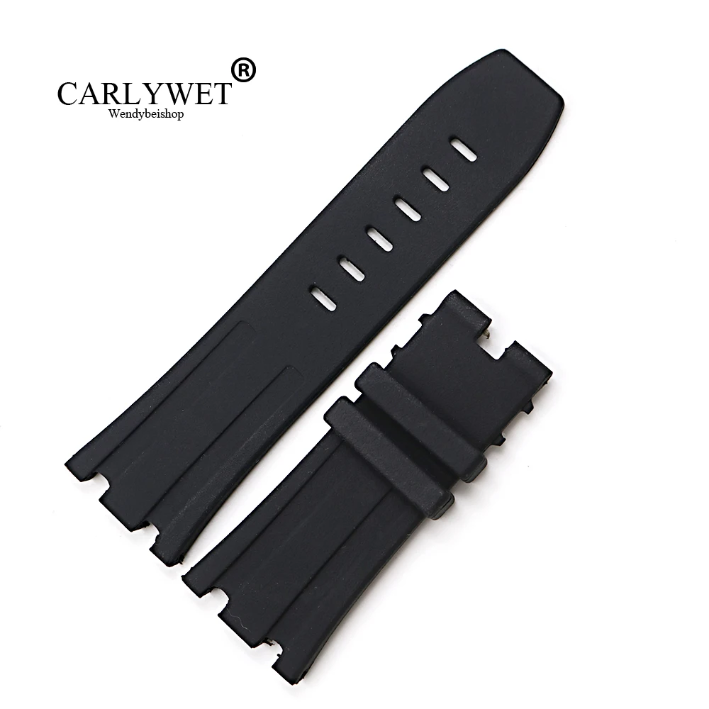 CARLYWET 28 мм Оптовая Продажа Черный Водонепроницаемый силиконовый резиновый