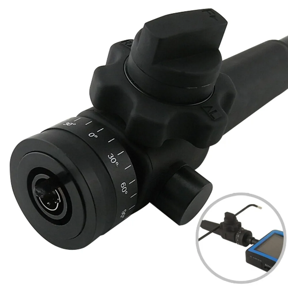Промышленный эндоскоп Borescope с двойным вращением диаметр 5 мм 4 светодиодных лампы