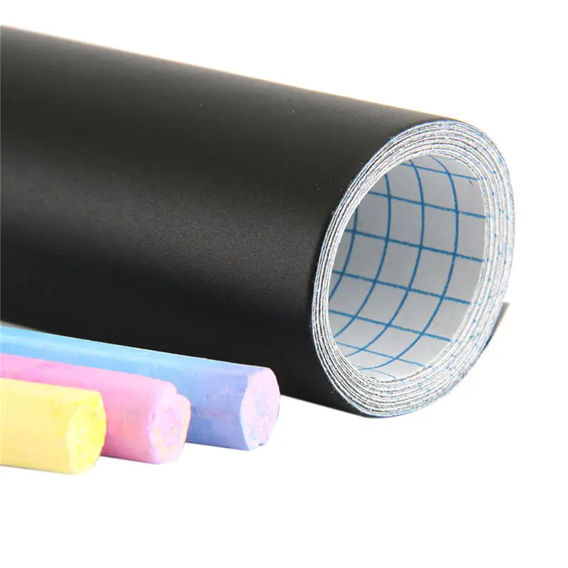 

60CMx200CM Vinyl Chalkboard Wall Stickers Removable Blackboard Decals Great Gift Wallpaper For Kids