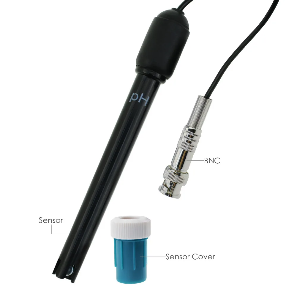 0 14 pH Electrode Probe BNC Connector 300cm Cable for PH Meter Monitor Controller Aquarium Hydroponics Plant Pool Spa|Измерители pH| |
