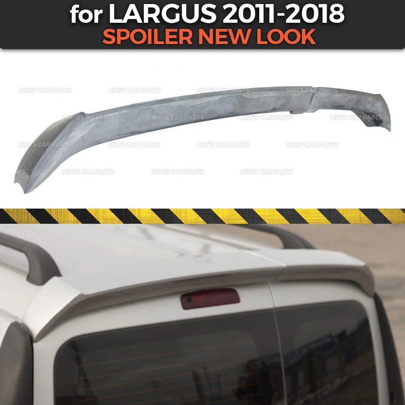 Спойлер для Lada Largus 2011 ABS пластик специальный высокий Аэро крыло динамическое