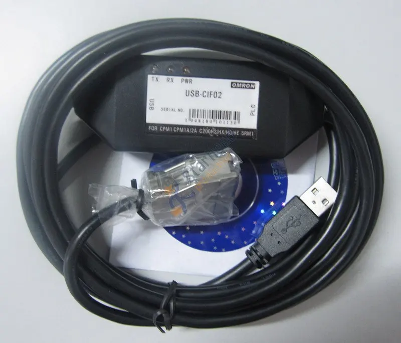 Высококачественный алмазный USB-CIF02 кабель программирования для Omron PLC CQM1-CIF02