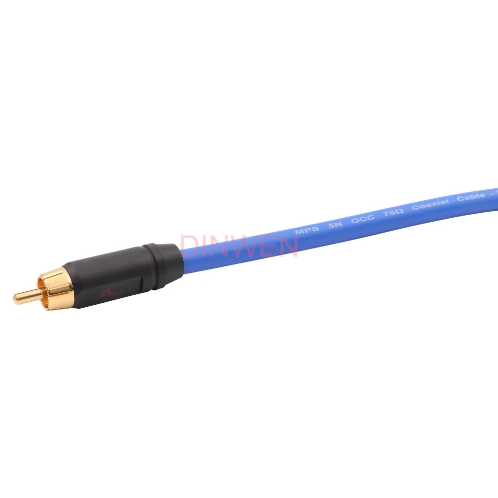 MPS M 75 99.9997% 5N OCC SPDIF коаксиальный кабель 75ohm Hifi аудио цифровой AV RCA провод для