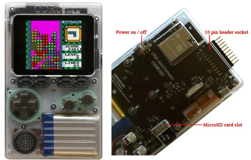 ShenzhenMaker Store ручной Odroid Go DIY комплект геймера