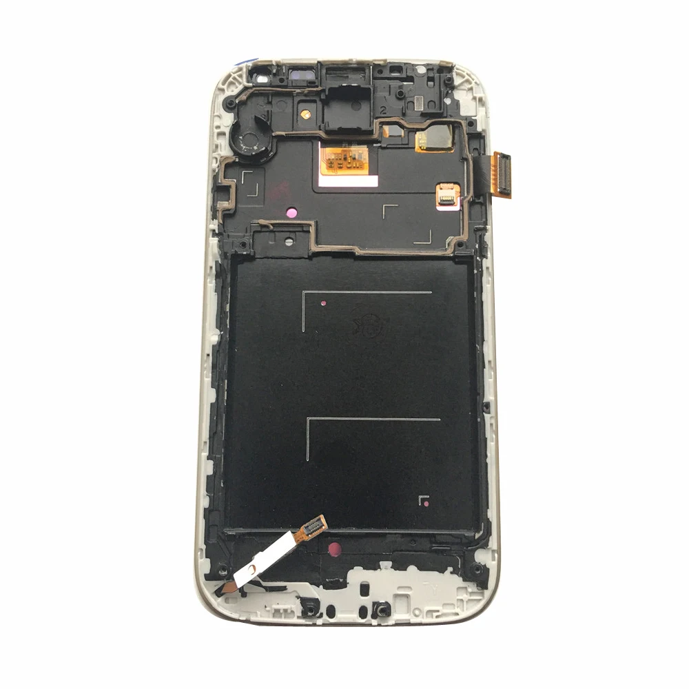 ЖК дисплей с рамкой для SAMSUNG Galaxy S4 дигитайзером сенсорного экрана i9500 i9505 i9506 i9515 i337