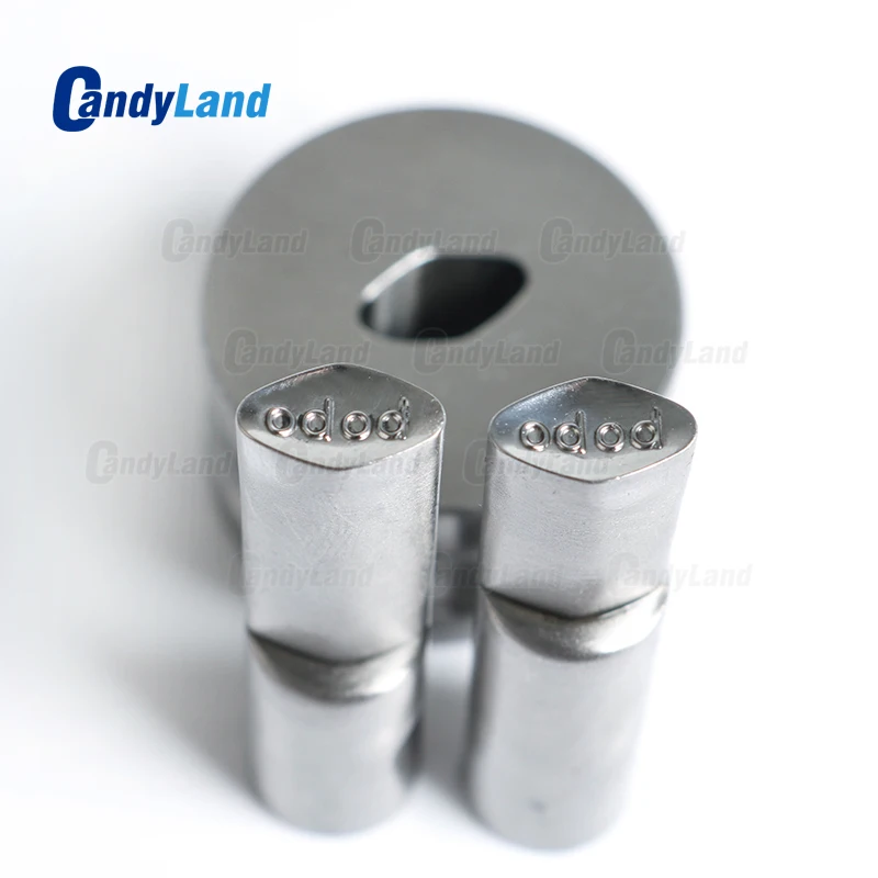 

CandyLand Po Milk Tablet Die 3D Pill Press Mold Candy Punching Die Custom Logo Calcium Tablet Punch Die For TDP1.5 Machine