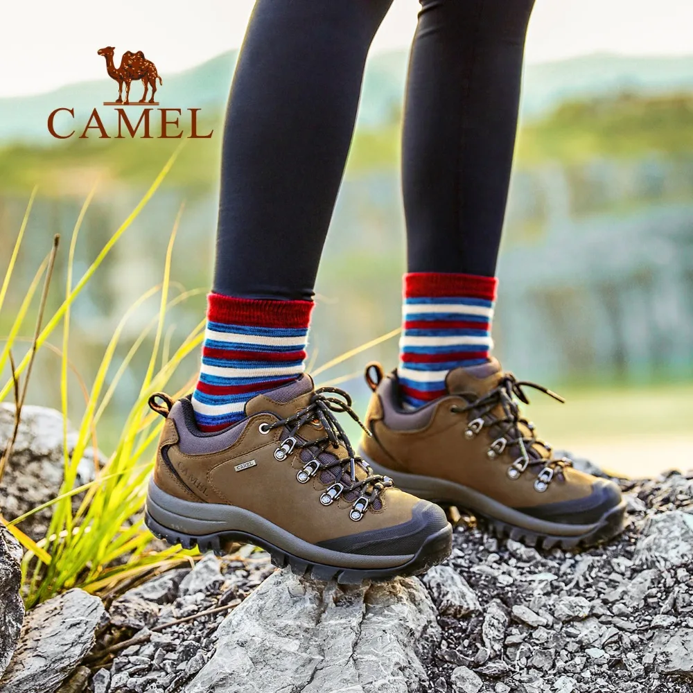 Кожаные Нескользящие кроссовки CAMEL Для мужчин и женщин дышащие для активного