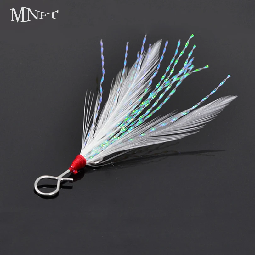 10 шт. рыболовные приманки с тройным крючком 49 мм|fishing lure|feather lurefeather fishing |