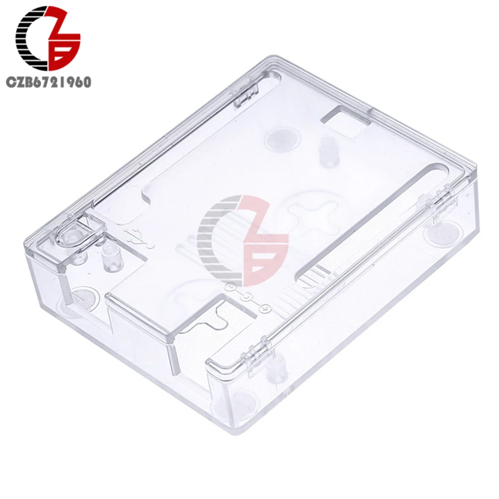 Черный прозрачный чехол из АБС пластика защитный корпус для Arduino UNO R3 CH340 UN2 ONE