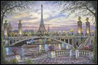 Наборы для вышивки крестиком, вышивка, вышивка, 14 ct Aida DMC цвет, сделай сам, искусство ручной работы, домашний декор-Парижские воспоминания