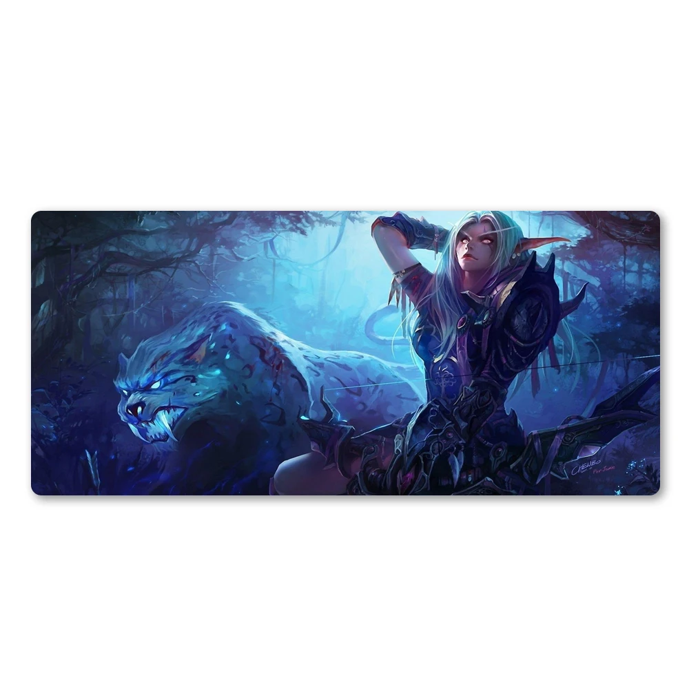Hearthstone коврик для мыши подарок для девочки коврик для мыши компьютер коврик для мыши Ночные эльфы игровой коврик мышь геймер клавиатура, Мышка для ноутбука коврики