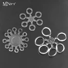 Эластичные резинки MNFT для ловли карпа, 120 шт., прозрачные кольца резинки для наживки