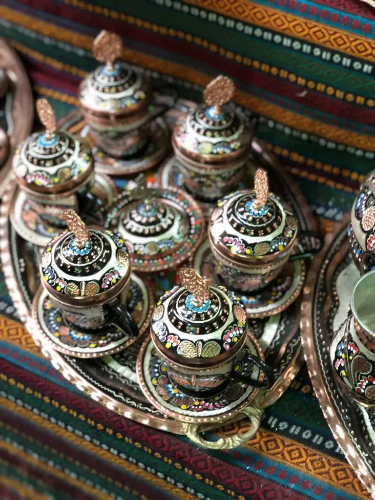 Ручная Выгравированная Турецкая арабский итальянский язык кофейная чашка
