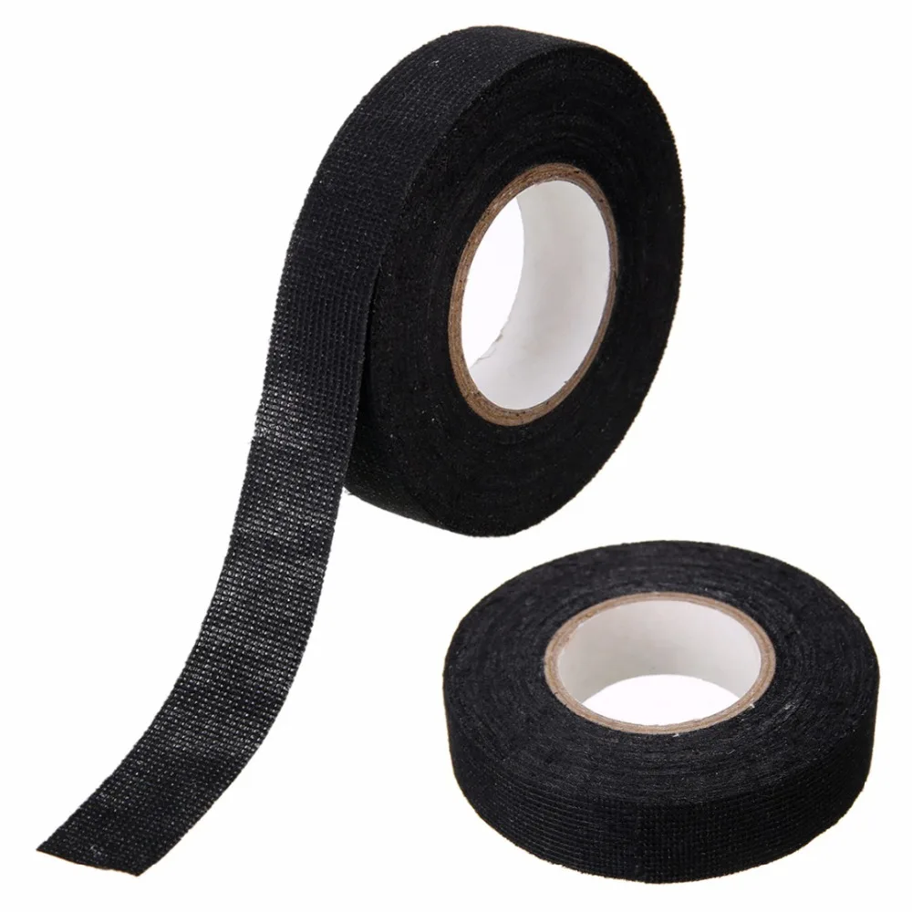 1pc Wiring Harness Tape Strong Adhesive Cloth Fabric For Looms Cars 19mm x 15M | Обустройство дома