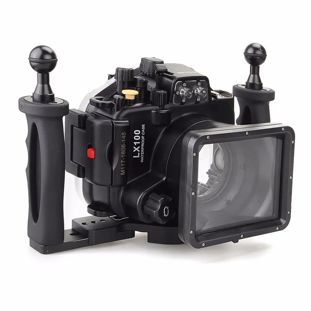 Чехол для подводной камеры Meikon 40M/130ft Panasonic Lumix LX100 с объективом 27 75 мм