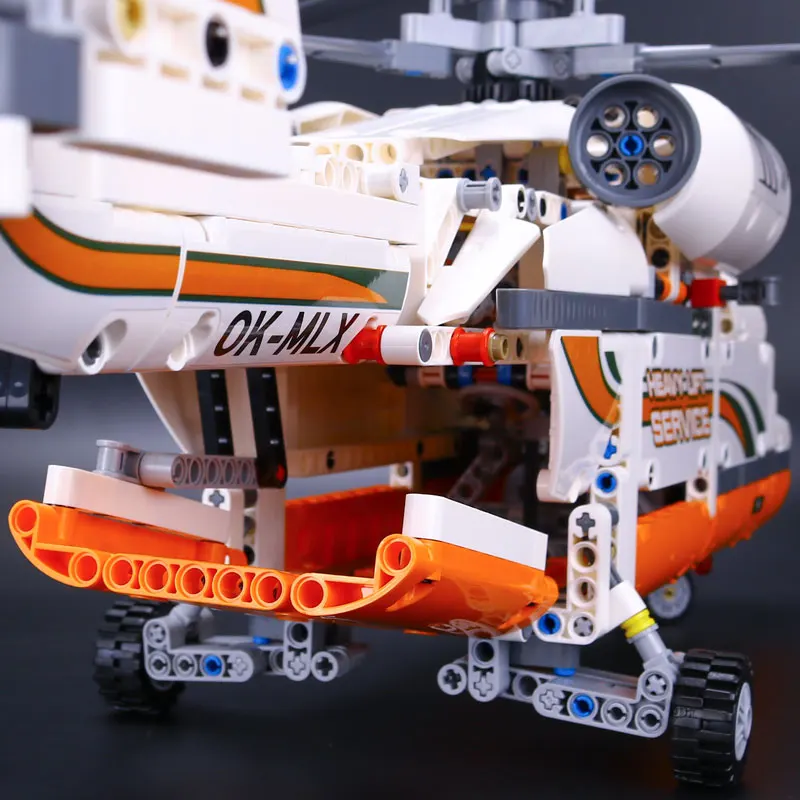 LegoINGlys technic 20002 конструктор совместимый с LEGO вертолет 42052 самолет Развивающие