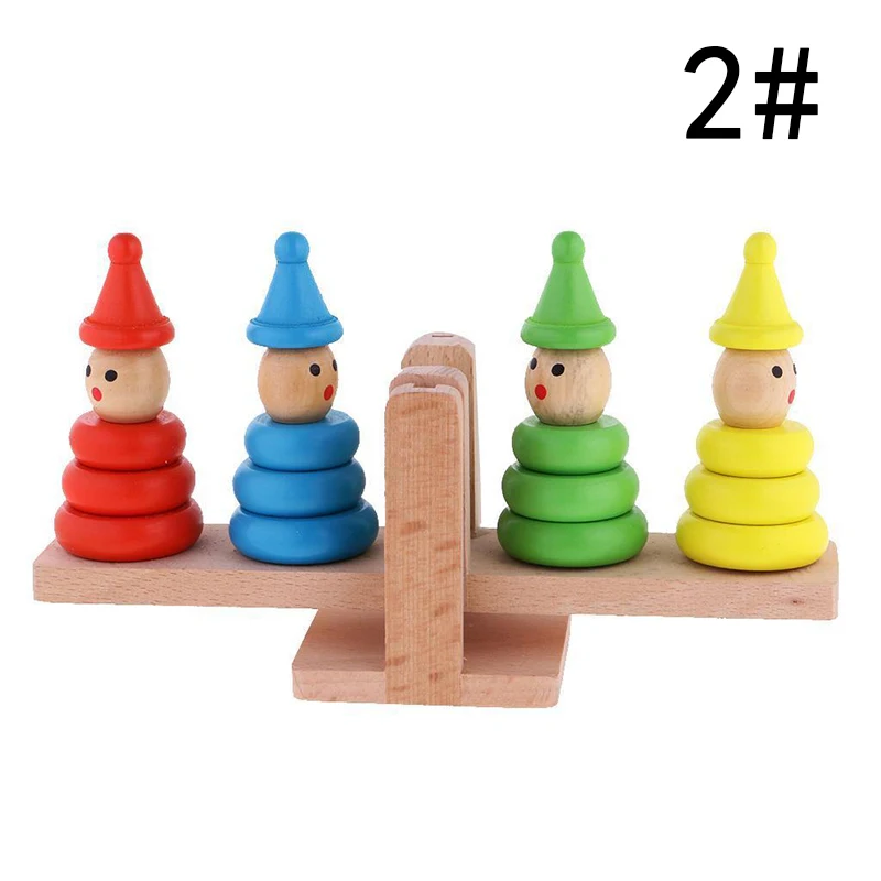 Балансирующие Обучающие деревянные игрушки для детей дошкольного