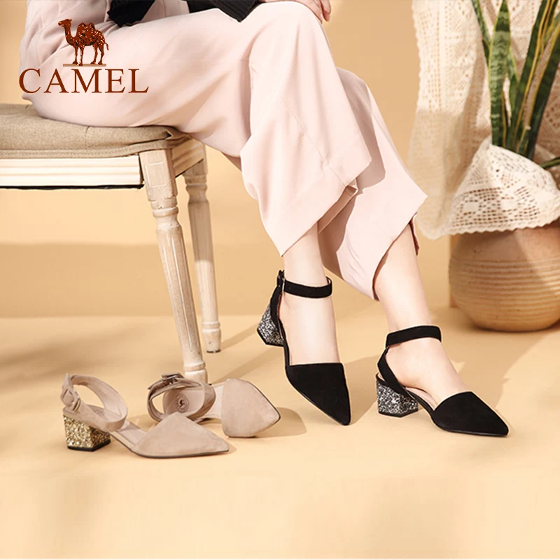 CAMEL/Новинка весенняя женская обувь Модные женские модельные туфли на среднем