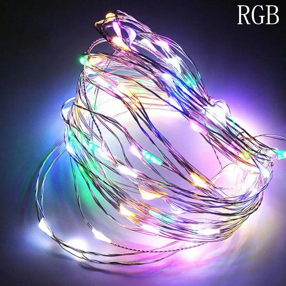 Светодиодный светильник 1 м 2 5 10 м|fairy lights|string lightsled string lights |