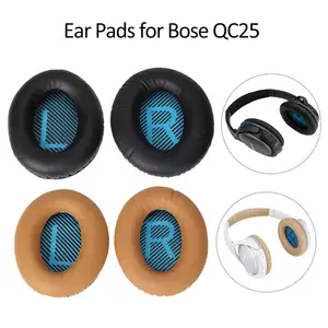 1 пара сменных амбушюров для наушников Bose QC25 кожаные звукоизоляционные тихие удобные мягкие 2 QC25 AE2 QC2 QC15 амбушюры