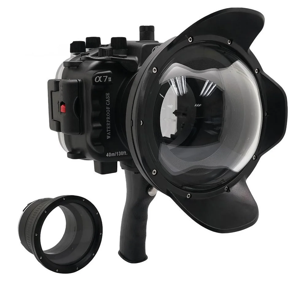 Водонепроницаемый чехол Seafrogs для Sony A7M2 A7R2 A7S2 A7 II A7R A7S подводной съемки с ручкой