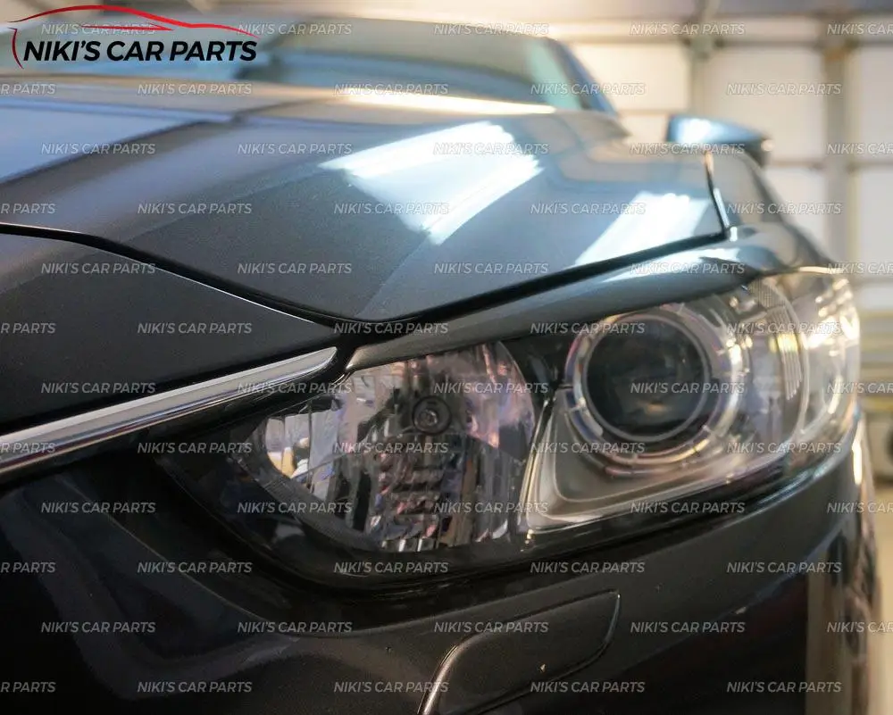 Брови на фары чехол для Mazda 6 GJ 2012- ABS пластиковые реснички ресницы для украшения автомобиля Стайлинг тюнинг