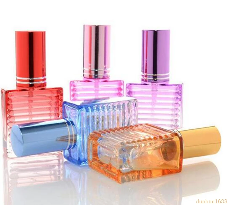 8 мл портативный флакон для духов Цвета Стеклянные парфюмерные бутылочки пустые